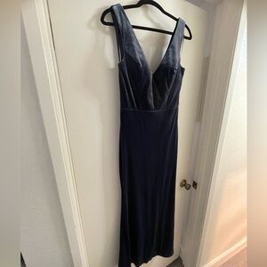Revelry Dakota royal blue dress